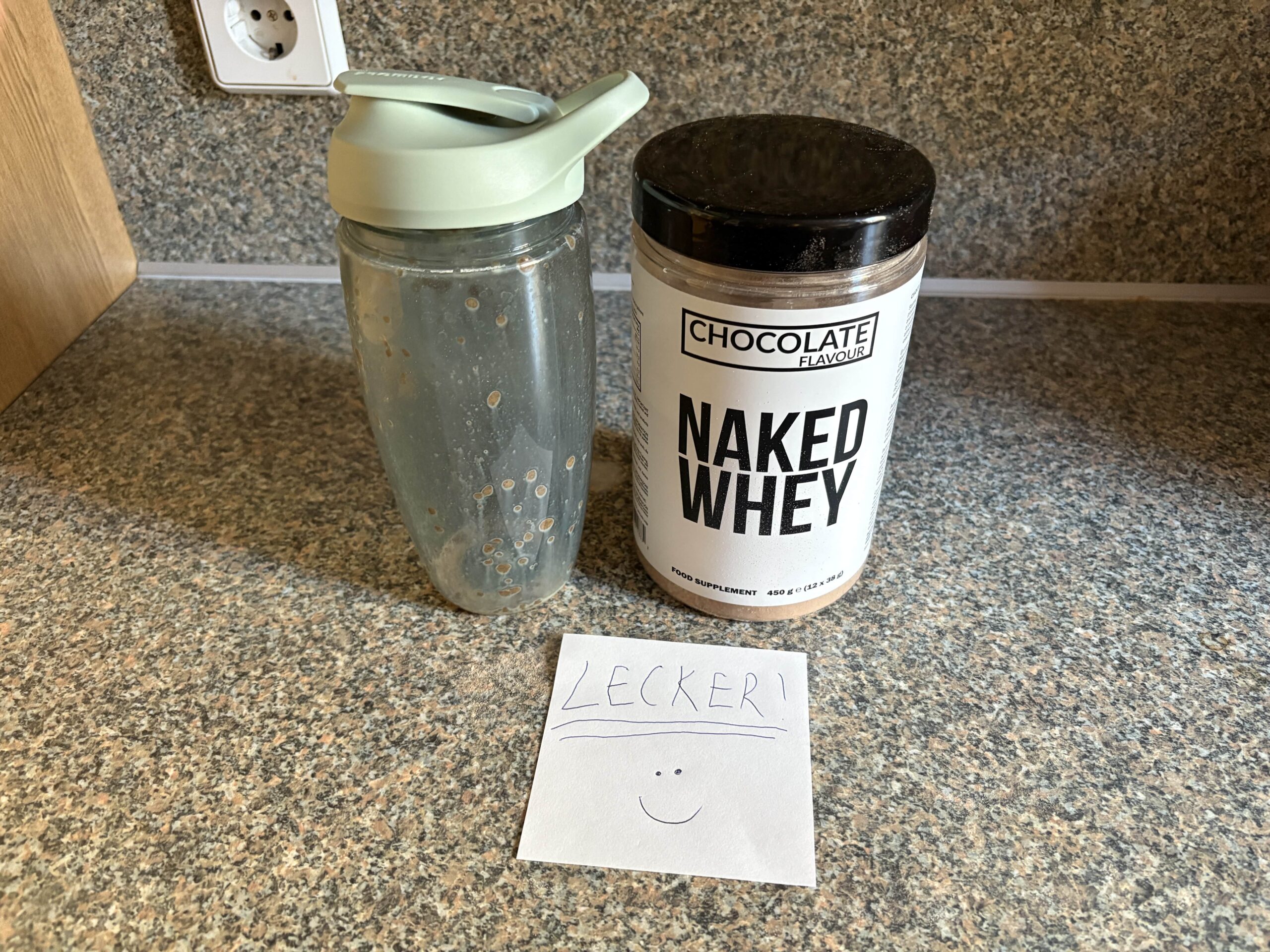 Naked Nutrition Chocolate Flavour 450g Fazit lecker