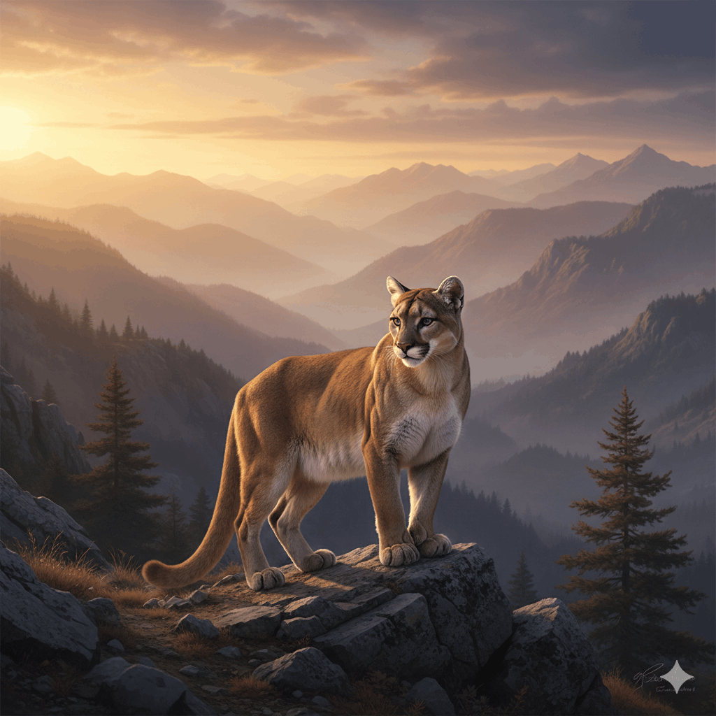 Puma in der Natur Berglöwe – Für Wanderer gefährlich